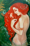 Sea Nymph, Gathering Pearls by David Arathoon