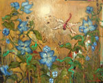 Bluebells and Dragon Fly