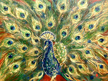 The Peacock by David Arathoon