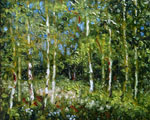 Summer Birch Forest by David Arathoon